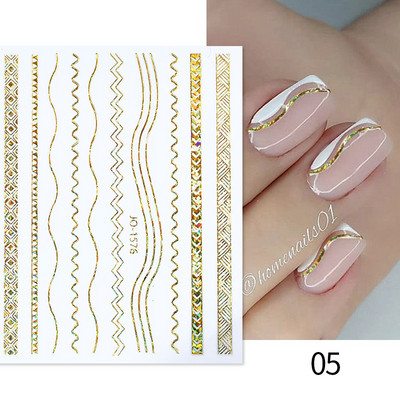 Harunouta Marble Blooming 3D Foil Αυτοκόλλητα νυχιών Χρυσό Bronzing Leaf Flower For Nail Art Design Ανοιξιάτικες χαλκομανίες Διακόσμηση μανικιούρ