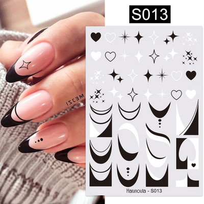 Harunouta Marble Blooming 3D Foil Αυτοκόλλητα νυχιών Χρυσό Bronzing Leaf Flower For Nail Art Design Ανοιξιάτικες χαλκομανίες Διακόσμηση μανικιούρ