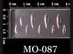 Új MO51-100 sorozatú manikűr szilikon öntőforma csepp ragasztó barkács penész Love Flower Cross Nail Design
