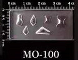 Új MO51-100 sorozatú manikűr szilikon öntőforma csepp ragasztó barkács penész Love Flower Cross Nail Design