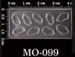 Új MO51-100 sorozatú manikűr szilikon öntőforma csepp ragasztó barkács penész Love Flower Cross Nail Design