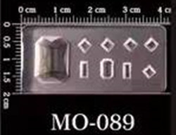 Új MO51-100 sorozatú manikűr szilikon öntőforma csepp ragasztó barkács penész Love Flower Cross Nail Design
