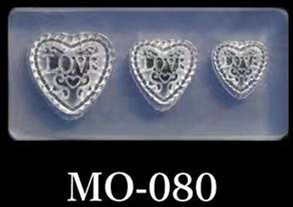 Új MO51-100 sorozatú manikűr szilikon öntőforma csepp ragasztó barkács penész Love Flower Cross Nail Design