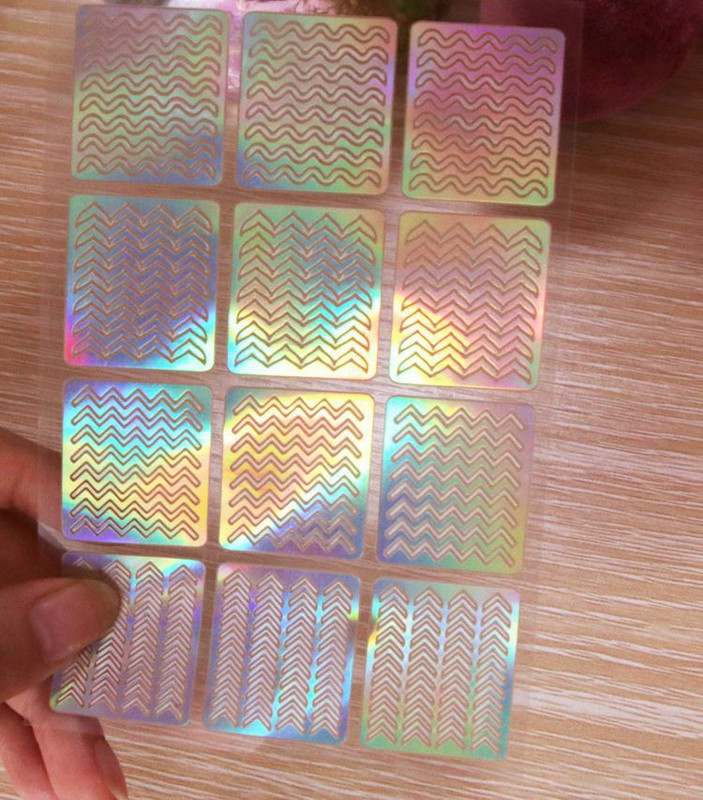 Στένσιλ νυχιών με λέιζερ 34 στυλ Αυτοκόλλητα για τέχνη νυχιών, ακανόνιστο πλέγμα, αυτοκόλλητα οδηγών γαλλικών συμβουλών, αυτοκόλλητα με μοτίβο εικόνας DIY