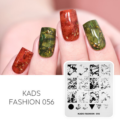 KADS Nail Art bélyegzőlemez 85 Designs Fashion Series Manikűr bélyegzőlemezek Képsablon körömbélyegző lemez nyomtatási sablon