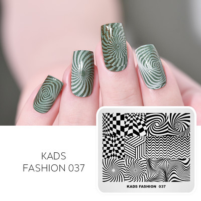KADS Nail Art bélyegzőlemez 85 Designs Fashion Series Manikűr bélyegzőlemezek Képsablon körömbélyegző lemez nyomtatási sablon