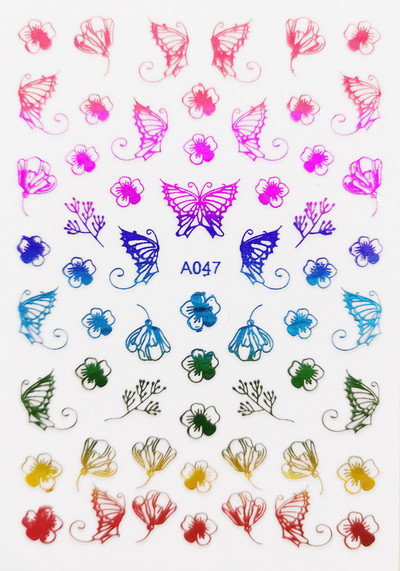 Boldog karácsonyt Nail Art matricák Dekoráció Öntapadó Nail Art matricák Manikűr Design Fehér hó matrica körömdizájnhoz