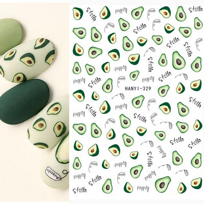 3D körömmatricák akvarell körömmatricák kék fehér virág körömdísz matricák szépség virágdísz TIPP NAIL szépséghez