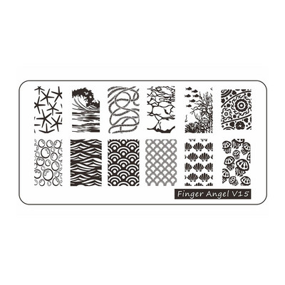 12*6cm Esküvői Szöveg Gothic Letter Design Plate 0-9 Alphabet levél csíkos hálósablon Nyomtatott stencil körömbélyegző lemez TL24-98