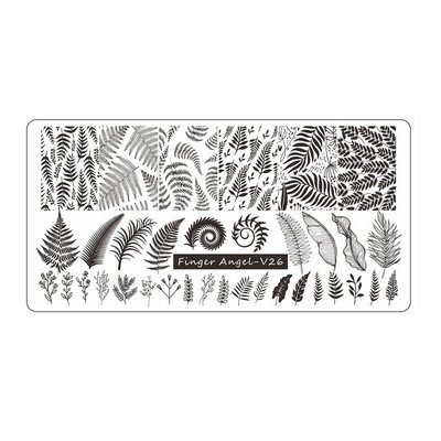 12*6cm Esküvői Szöveg Gothic Letter Design Plate 0-9 Alphabet levél csíkos hálósablon Nyomtatott stencil körömbélyegző lemez TL24-98