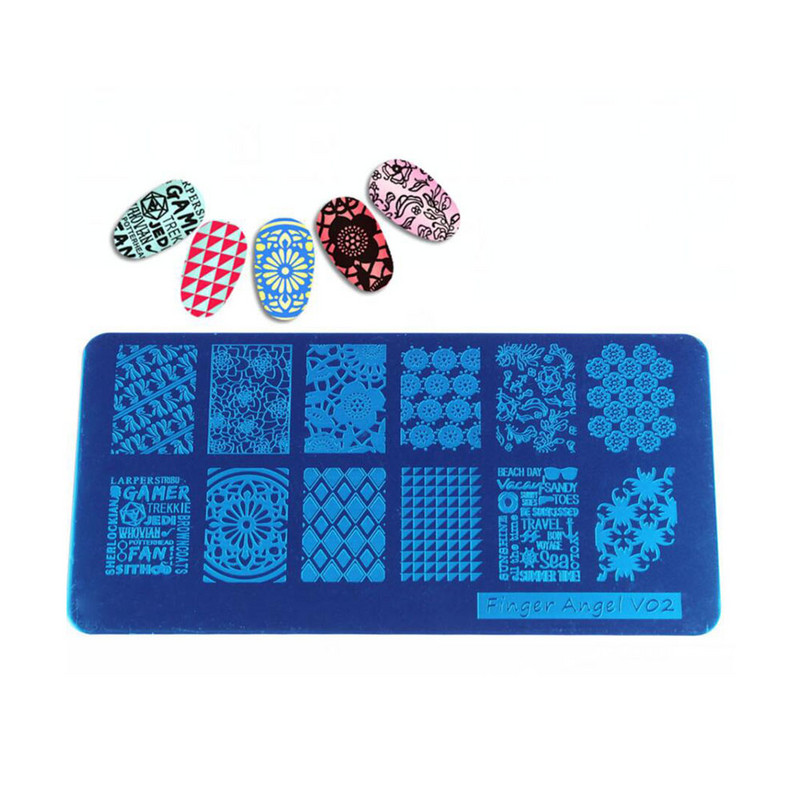 12*6cm WeddingText Gotic Letter Design Plate 0-9 Alfabet Leaf Stripe Placă de plasă Șablon imprimat Placă de ștanțare a unghiilor TL24-98