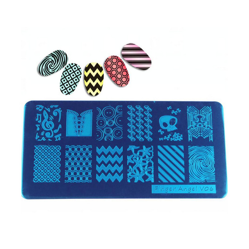 12*6cm WeddingText Gotic Letter Design Plate 0-9 Alfabet Leaf Stripe Placă de plasă Șablon imprimat Placă de ștanțare a unghiilor TL24-98