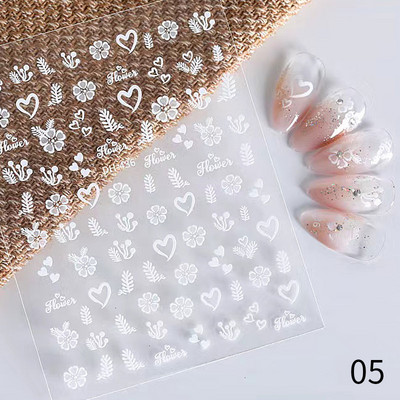 1PC Heart Love 3D αυτοκόλλητα νυχιών για την ημέρα του Αγίου Βαλεντίνου Αυτοκόλλητα συρόμενα Αυτοκόλλητα Αξεσουάρ μανικιούρ Αυτοκόλλητα διακόσμησης νυχιών