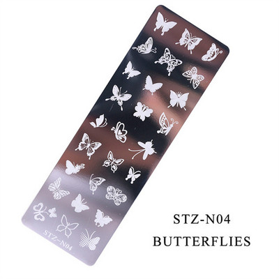 12*6 cm-es Graffiti mintás körömdíszítő sablonok Bélyegzőlemez Graffiti Art bélyegzőlemez Körömdíszítő sablonok Nails Art lemezekhez