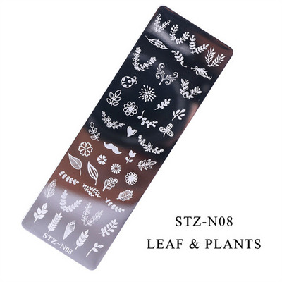 12*6 cm-es Graffiti mintás körömdíszítő sablonok Bélyegzőlemez Graffiti Art bélyegzőlemez Körömdíszítő sablonok Nails Art lemezekhez
