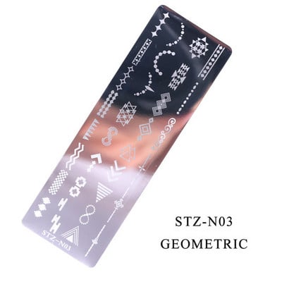 12*6 cm-es Graffiti mintás körömdíszítő sablonok Bélyegzőlemez Graffiti Art bélyegzőlemez Körömdíszítő sablonok Nails Art lemezekhez