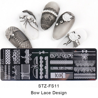 12*6 cm-es Graffiti mintás körömdíszítő sablonok Bélyegzőlemez Graffiti Art bélyegzőlemez Körömdíszítő sablonok Nails Art lemezekhez
