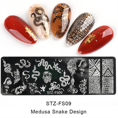 12*6 cm-es Graffiti mintás körömdíszítő sablonok Bélyegzőlemez Graffiti Art bélyegzőlemez Körömdíszítő sablonok Nails Art lemezekhez