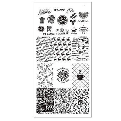 12*6 cm-es Graffiti mintás körömdíszítő sablonok Bélyegzőlemez Graffiti Art bélyegzőlemez Körömdíszítő sablonok Nails Art lemezekhez