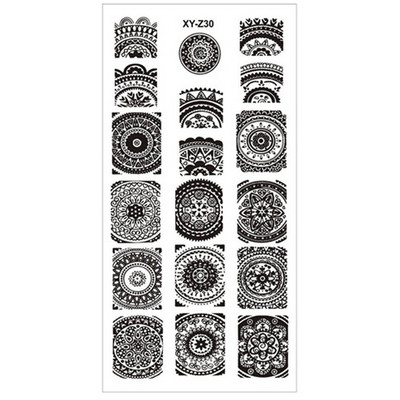 12*6 cm-es Graffiti mintás körömdíszítő sablonok Bélyegzőlemez Graffiti Art bélyegzőlemez Körömdíszítő sablonok Nails Art lemezekhez