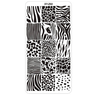 12*6 cm-es Graffiti mintás körömdíszítő sablonok Bélyegzőlemez Graffiti Art bélyegzőlemez Körömdíszítő sablonok Nails Art lemezekhez
