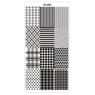 12*6 cm-es Graffiti mintás körömdíszítő sablonok Bélyegzőlemez Graffiti Art bélyegzőlemez Körömdíszítő sablonok Nails Art lemezekhez