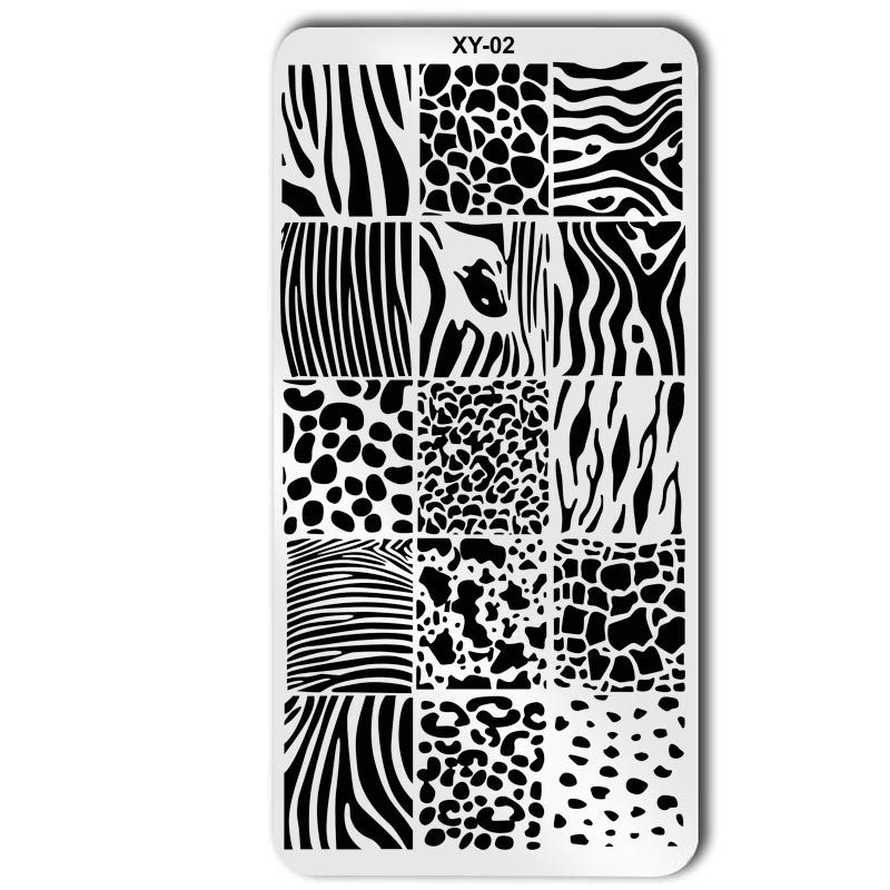 1 τεμ 6*12cm πρότυπο για νύχια μάρκας πολυτελείας από ανοξείδωτο ατσάλι πρότυπο εκτύπωσης νυχιών με τζελ για χριστουγεννιάτικο πιάτο εργαλείο φόρμας εκτύπωσης