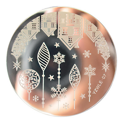 WUF Rose Flower Nail Art Stamp Πρότυπο Flower Mandala Butterfly Εργαλεία μανικιούρ για σφράγιση πλάκας νυχιών