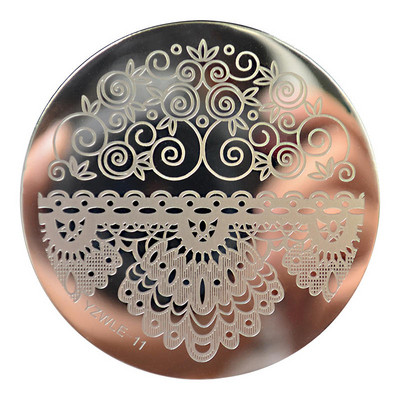 WUF Rose Flower Nail Art Stamp Πρότυπο Flower Mandala Butterfly Εργαλεία μανικιούρ για σφράγιση πλάκας νυχιών