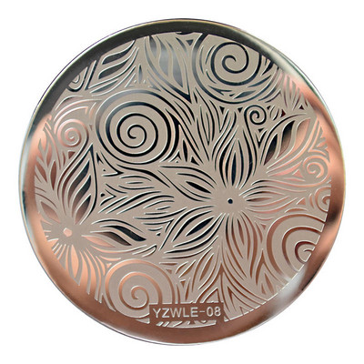 WUF Rose Flower Nail Art Stamp Πρότυπο Flower Mandala Butterfly Εργαλεία μανικιούρ για σφράγιση πλάκας νυχιών