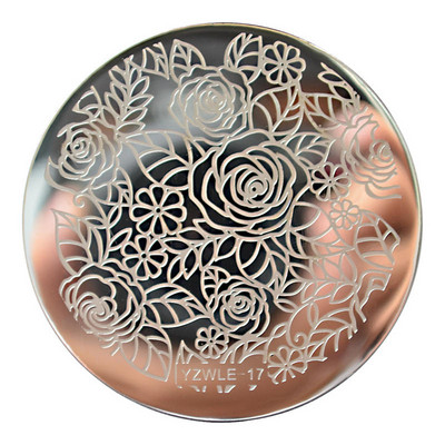 WUF Rose Flower Nail Art Stamp Πρότυπο Flower Mandala Butterfly Εργαλεία μανικιούρ για σφράγιση πλάκας νυχιών