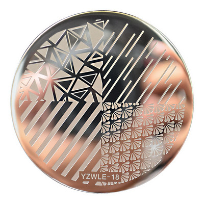 WUF Rose Flower Nail Art Stamp Πρότυπο Flower Mandala Butterfly Εργαλεία μανικιούρ για σφράγιση πλάκας νυχιών