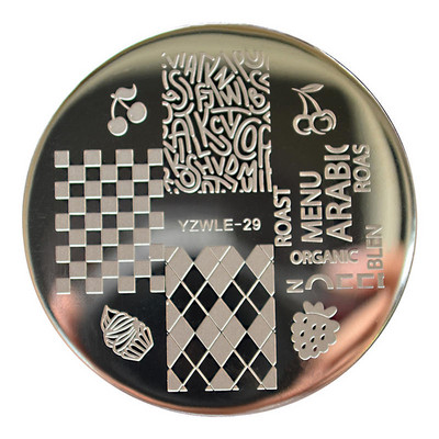 WUF Rose Flower Nail Art Stamp Πρότυπο Flower Mandala Butterfly Εργαλεία μανικιούρ για σφράγιση πλάκας νυχιών