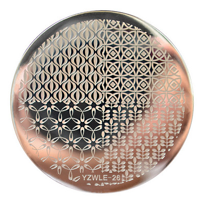 WUF Rose Flower Nail Art Stamp Πρότυπο Flower Mandala Butterfly Εργαλεία μανικιούρ για σφράγιση πλάκας νυχιών