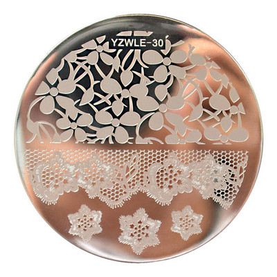 WUF Rose Flower Nail Art Stamp Πρότυπο Flower Mandala Butterfly Εργαλεία μανικιούρ για σφράγιση πλάκας νυχιών