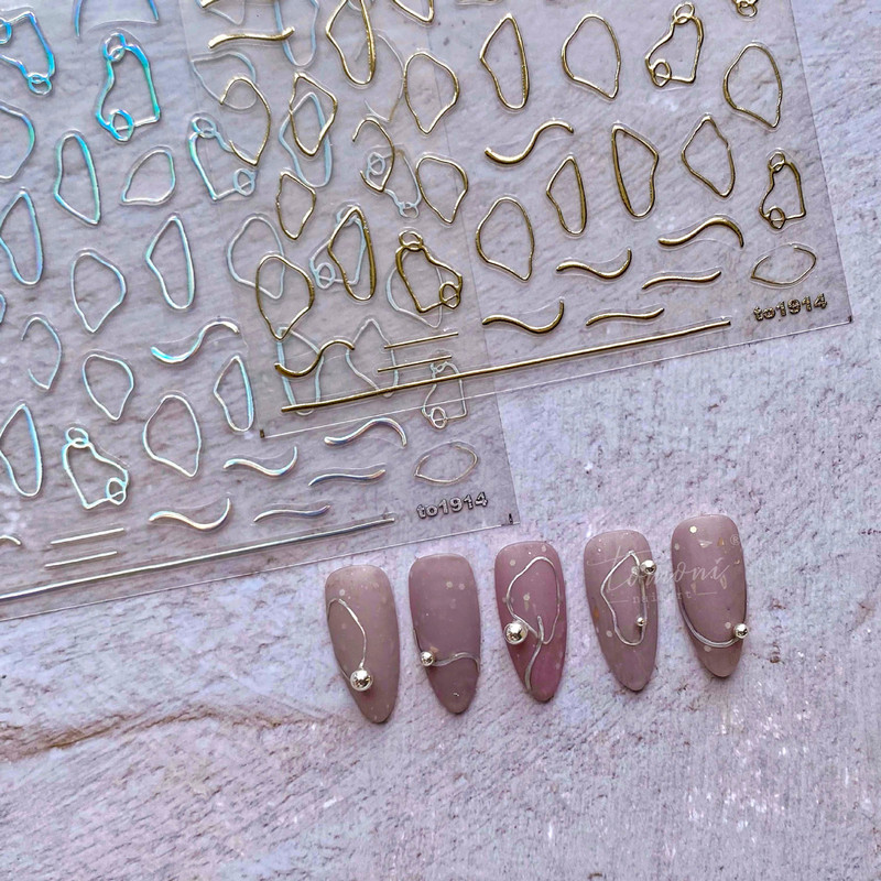 Χρυσό Sun Moon Star Totem Νέο μπρονζέ Αυτοκόλλητα νυχιών υψηλής ποιότητας Διακοσμητικά νυχιών Χαλκομανίες νυχιών Σχέδιο T-1880