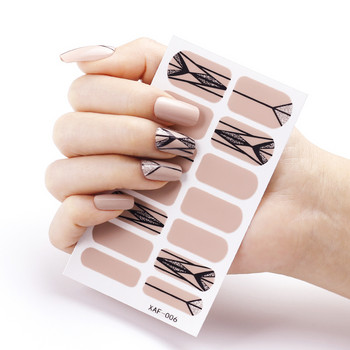 14 Tips Full Cover Nail Stickers Factory Supplies Αυτοκόλλητα για μανικιούρ Γυναικεία Αυτοκόλλητα Αυτοκόλλητα για Νύχια Διακόσμηση τέχνης