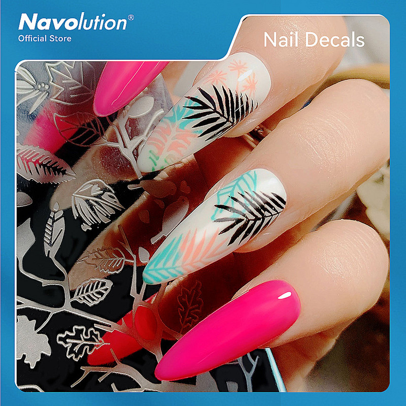 50 lehetőség Beauty Deck állat/növény/karácsonyi/mintás/virágos/szimbólum/természet/kreatív/női absztrakt körömdíszítő bélyegekkel