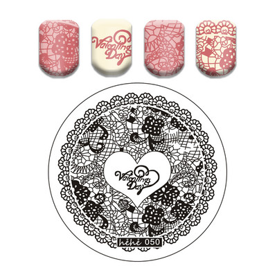 Φούσκα Vortex Stamping Plate Abstract Face Nail Art Templates Snake Graffiti Nail Stamping Template Tool Line Leaf Line