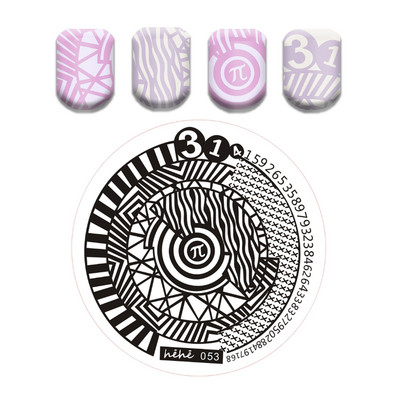 Φούσκα Vortex Stamping Plate Abstract Face Nail Art Templates Snake Graffiti Nail Stamping Template Tool Line Leaf Line