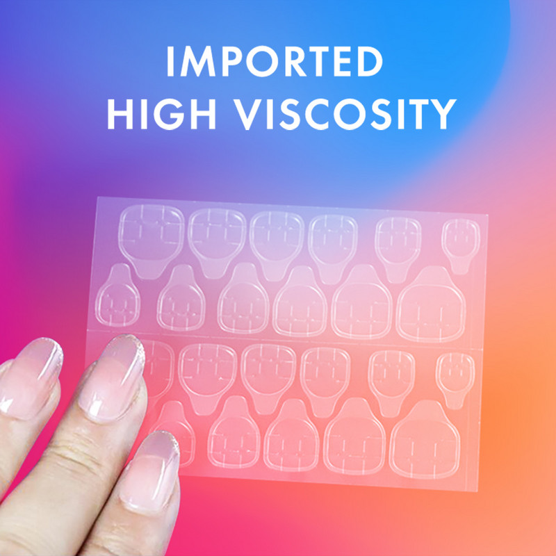 120db kétoldalas hamis körömdíszítő ragasztószalag ragasztó matrica barkács tippek hamis köröm akril manikűr gél sminkeszköz