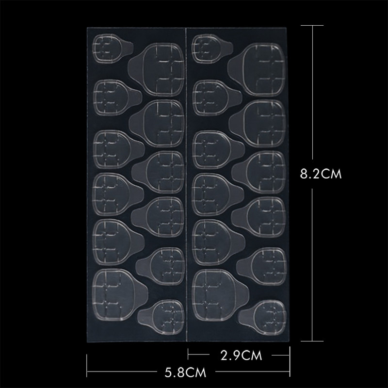 120db kétoldalas hamis körömdíszítő ragasztószalag ragasztó matrica barkács tippek hamis köröm akril manikűr gél sminkeszköz