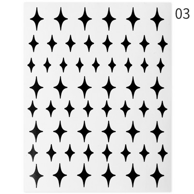 Αυτοκόλλητο 3D Abstract Line Nail Art Ροζ χρυσό λωρίδες γκράφιτι γεωμετρία γαλλικό για μανικιούρ Μπρονζέ συρόμενο χαρτί διακόσμηση