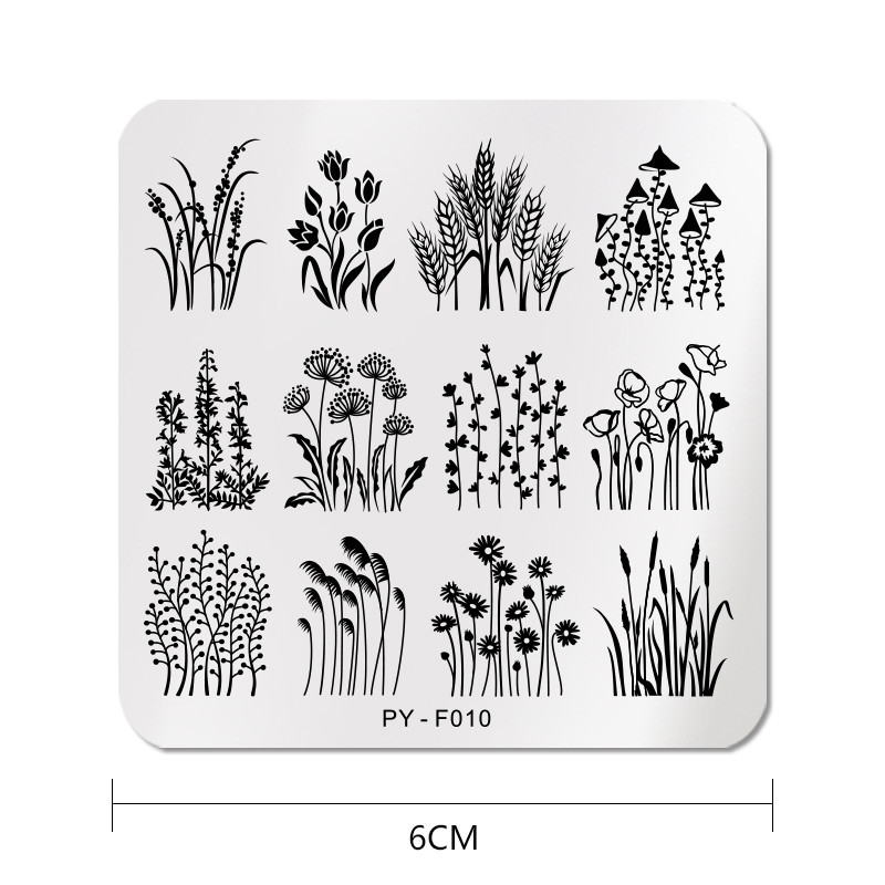 PICT You Fall Patterns Πλάκες σφράγισης νυχιών Στένσιλ Εργαλεία από ανοξείδωτο χάλυβα Πρότυπο σχεδίασης σφραγίδας νυχιών