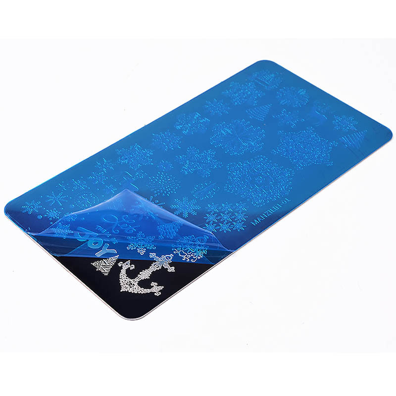 Νέες χριστουγεννιάτικες πλάκες για σφράγιση νυχιών Snowflakes Santa Claus Winter Nail Art Stamp Template Image Plate Stencil Εργαλεία μανικιούρ DIY