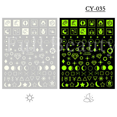1 φύλλο Μαύρα άσπρα αυτοκόλλητα Star 3D Nail Art Sliders Moon Fire Smiling Checkerboard Εικόνα Αυτοκόλλητο μεμβράνη διακοσμητικά JISTZ-CS076