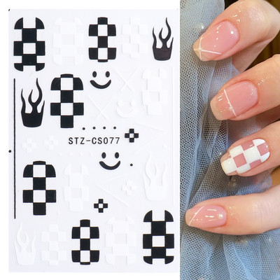 3D-pronksjas kuldtriibulised kleebised küüntele Ebaregulaarne raam Marmorist disain Nail Art Dekoratsioon Kleebised Liugurid Maniküüri fooliumid
