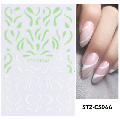 3D-pronksjas kuldtriibulised kleebised küüntele Ebaregulaarne raam Marmorist disain Nail Art Dekoratsioon Kleebised Liugurid Maniküüri fooliumid