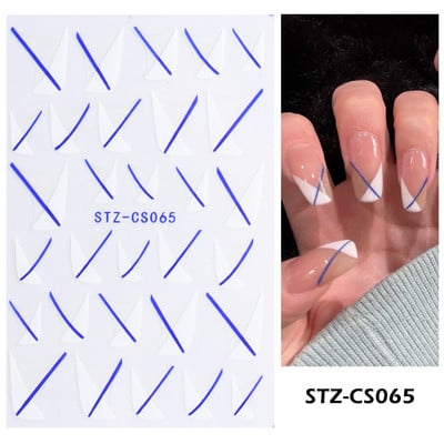 3D-pronksjas kuldtriibulised kleebised küüntele Ebaregulaarne raam Marmorist disain Nail Art Dekoratsioon Kleebised Liugurid Maniküüri fooliumid