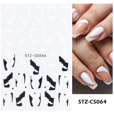 3D-pronksjas kuldtriibulised kleebised küüntele Ebaregulaarne raam Marmorist disain Nail Art Dekoratsioon Kleebised Liugurid Maniküüri fooliumid